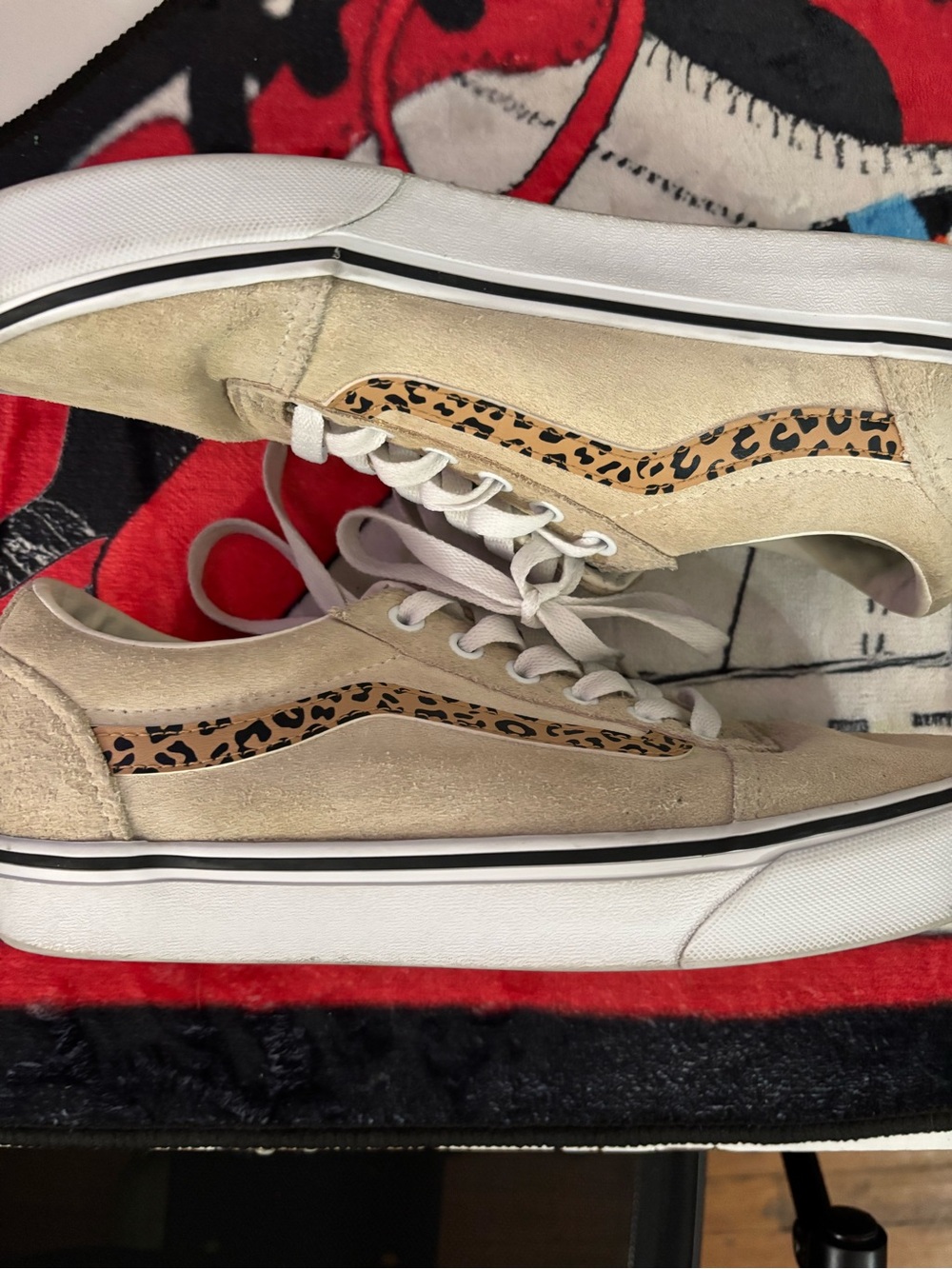 Vans old skool leopard print